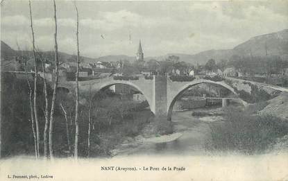 .CPA FRANCE 12 "Nant, Le  pont de la Prade"