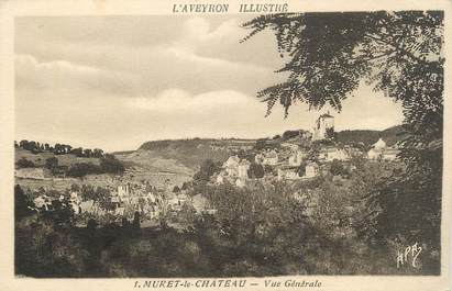 .CPA FRANCE 12 "Muret le Château, Vue générale"