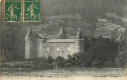 .CPA FRANCE 12 "Fayet, Le château"