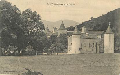 .CPA FRANCE 12 "Fayet, Le château "