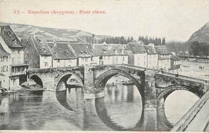 . CPA  FRANCE 12 "Espalion, Pont vieux"