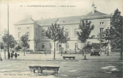 . CPA FRANCE 12 "Villefranche de Rouergue, Palais de Justice"