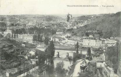 . CPA FRANCE 12 "Villefranche de Rouergue, Vue Générale"