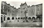 12 Aveyron . CPSM FRANCE 12 "Villefranche de Rouergue, Place Notre Dame  "