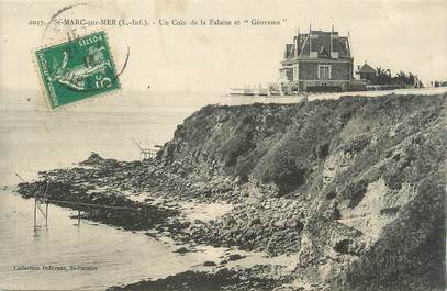. CPA FRANCE 44 " St Marc sur Mer, Un coin de la falaise et Géorama"