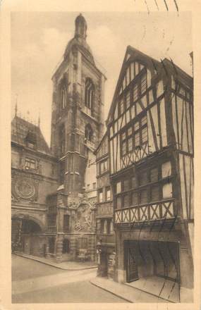 . CPA FRANCE 76 "Rouen, Agence du CREDIT LYONNAIS, rue Gros Horloge"