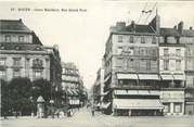 76 Seine Maritime . CPA FRANCE 76 "Rouen, Cours Boïeldieu, Rue Grand Pont"