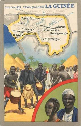 CPA GUINEE / Colonies françaises