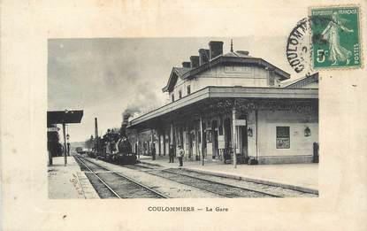 . CPA FRANCE  77 "Coulommiers, La Gare"