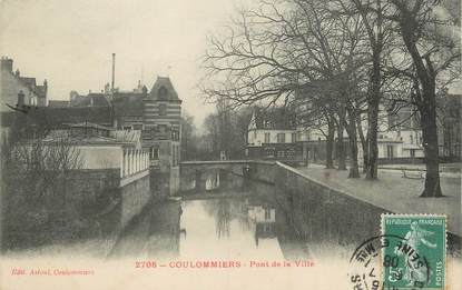 . CPA FRANCE  77 "Coulommiers, Pont de la ville"