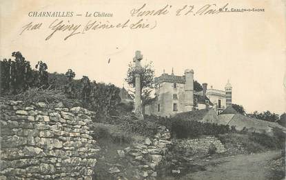 . CPA  FRANCE  49 "Charnailles, Le château"