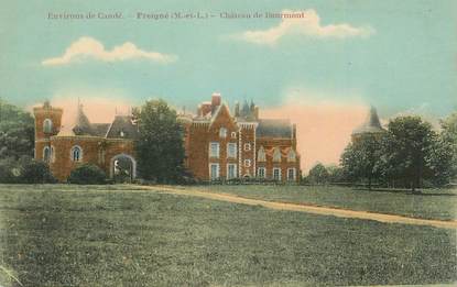 . CPA  FRANCE  49 "Freigné, Château de Bourmont"