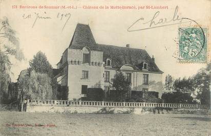 . CPA  FRANCE  49 "La Motte Baracé, Le château"