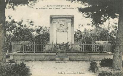 . CPA  FRANCE  49 "St Mathurin, Le monument aux morts "