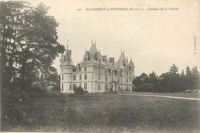 . CPA  FRANCE  49 "St Lambert la Potherne, Château de la Coltrie"