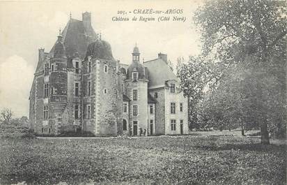. CPA  FRANCE  49 "Chazé sur Argos, Château de Raguin"