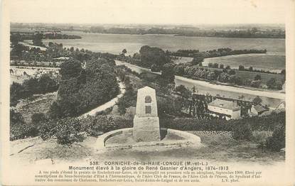 . CPA  FRANCE  49  Corniche de la Haie Longue, Monument élevé à la gloire de René Gasnier"