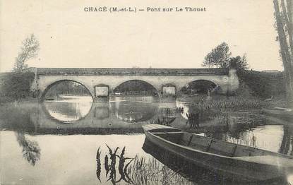 . CPA  FRANCE  49  "Chazé, Pont sur le Thouet"