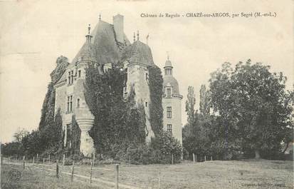 . CPA  FRANCE  49  "Chazé sur Argos, Château de Raguin"