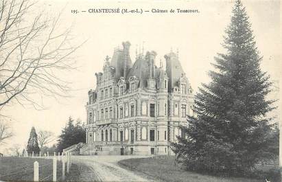 . CPA  FRANCE  49  "Chanteussé, Château de Tessecourt"