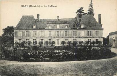 . CPA  FRANCE  49  "Blou, Le château"