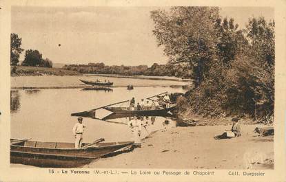 . CPA  FRANCE  49  " La Varenne, La Loire au passage de Chapoint"