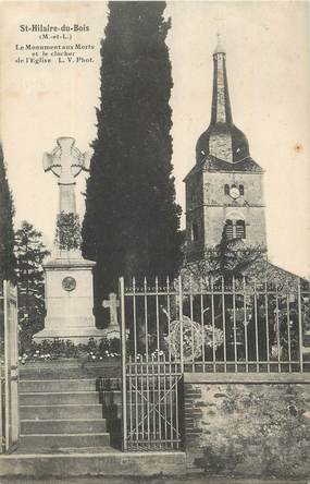 . CPA  FRANCE  49  " St Hilaire du Bois, Le monument aux morts"