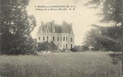 . CPA  FRANCE  49  "Brain sur Longuenée, Château de la Maison Blanche"