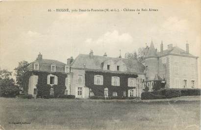 . CPA  FRANCE  49  "Brigné, Château du Bois Aireau"