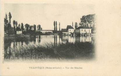 . CPA  FRANCE  49 "Villevêque, Vue des Moulins"