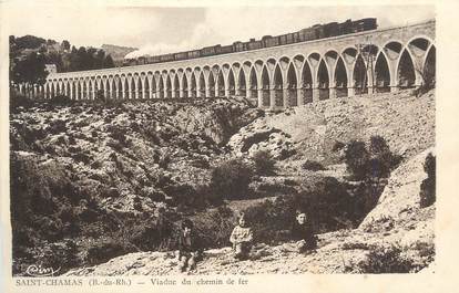 .CPA FRANCE 13 "St Chamas, Viaduc du chemin de fer"