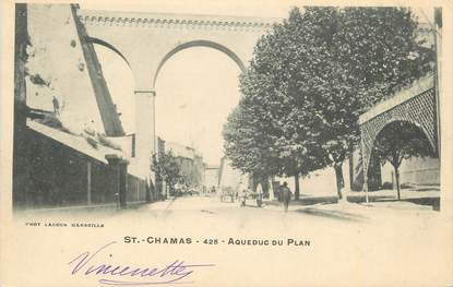 .CPA FRANCE 13 "St Chamas, Aqueduc du plan"