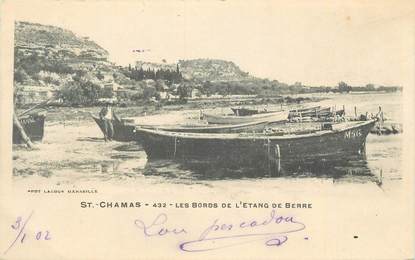 .CPA FRANCE 13 "St Chamas, Les bords de l'étang de Berre"