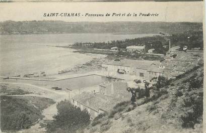 .CPA FRANCE 13 "St  Chamas, Panorama du port et de la poudrerie"