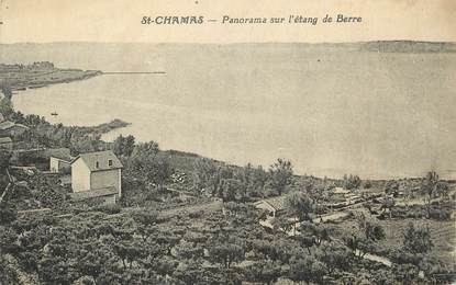 .CPA FRANCE 13 "St  Chamas, Panorama sur l'étang de Berre"