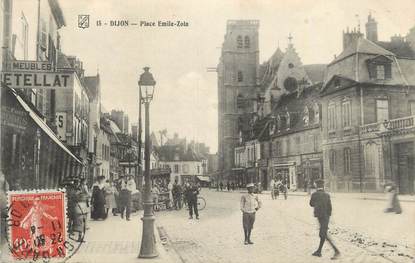 .CPA  FRANCE 21 "Dijon, Place Emile Zola"