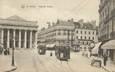 .CPA  FRANCE 21 "Dijon, Place du Théâtre  "TRAMWAY