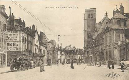 .CPA  FRANCE 21 "Dijon, Place Emile Zola "