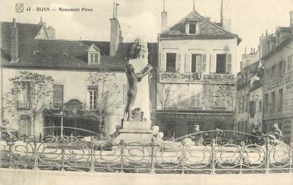 .CPA  FRANCE 21 "Dijon, Monument Piron"