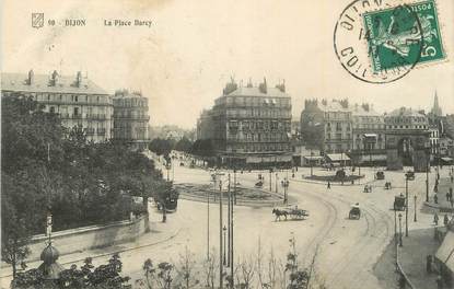 .CPA  FRANCE 21 "Dijon, La place Darcy"