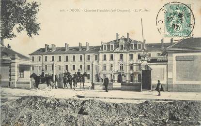 .CPA  FRANCE 21 "Dijon, Quartier Heudelet 26ème Dragon"