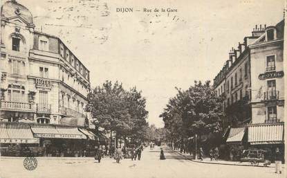 .CPA  FRANCE 21 "  Dijon, Rue de la gare  "