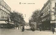 21 Cote D'or .CPA  FRANCE 21 "  Dijon, Avenue de  la gare  " / TRAM