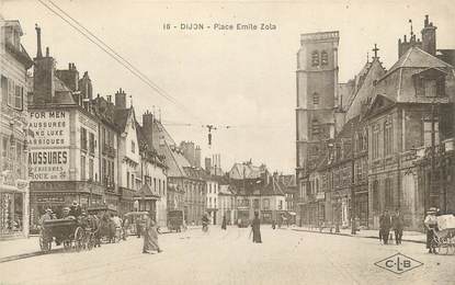 .CPA  FRANCE 21 "  Dijon, Place Emile Zola"