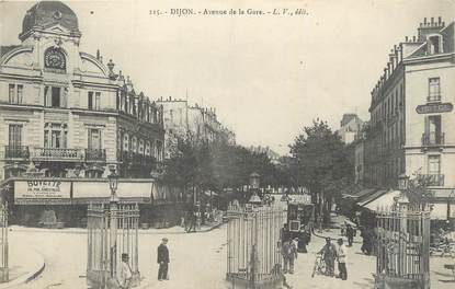 .CPA  FRANCE 21 "  Dijon, Avenue de la gare "