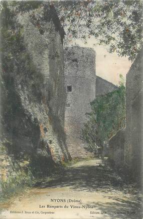 . CPA  FRANCE  26 "Nyons, Les remparts du vieux Nyons"