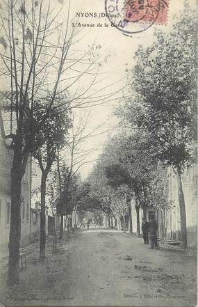 . CPA  FRANCE  26 "Nyons, Avenue de la gare"