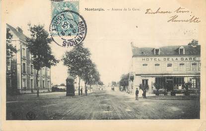 . CPA  FRANCE  45 "Montargis, Avenue de la gare"