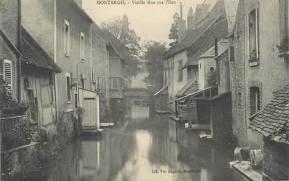 . CPA  FRANCE  45 "Montargis, Vieille rue sur l'Eau"