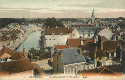 . CPA  FRANCE  45 "Montargis, Vue panoramique vers le canal  "